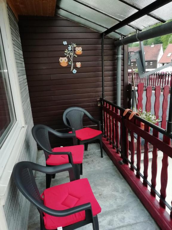 Balkón nebo terasa v ubytování Hotel zur Post