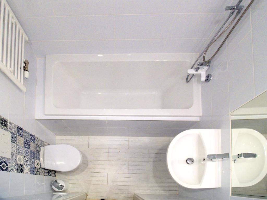 Koupelna v ubytování Apartmány Habánská, celý dům