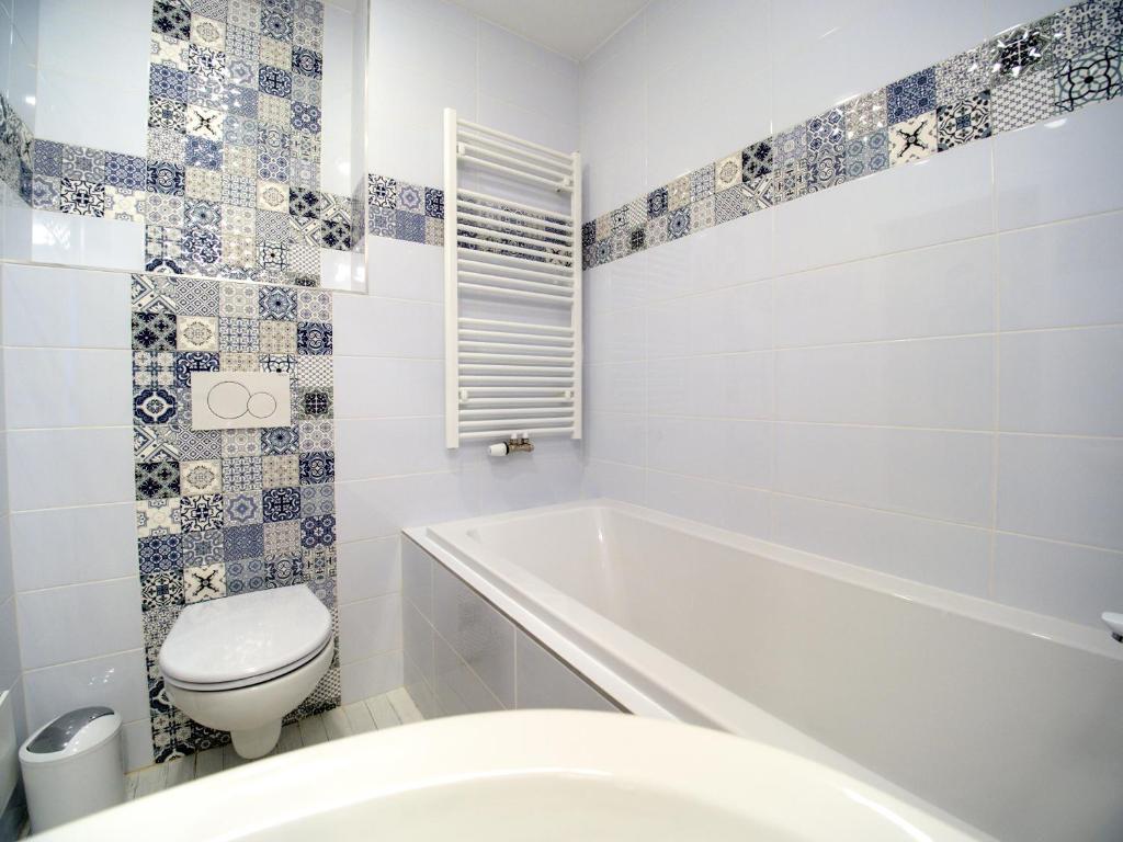 Koupelna v ubytování Apartmány Habánská, celý dům