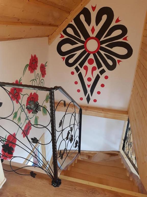 Postel nebo postele na pokoji v ubytování Domek u Jawora -Agroturystyka