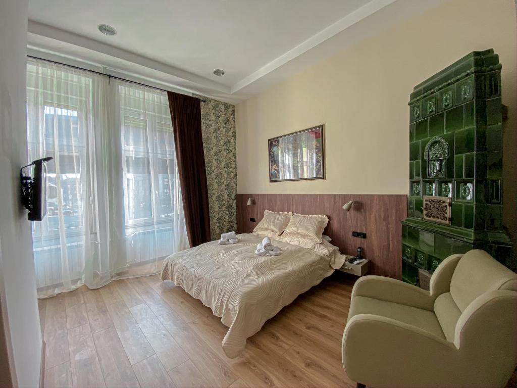 TV a/nebo společenská místnost v ubytování K43 Rooms