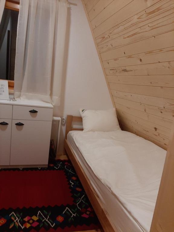 Postel nebo postele na pokoji v ubytování Suncana dolina Tara