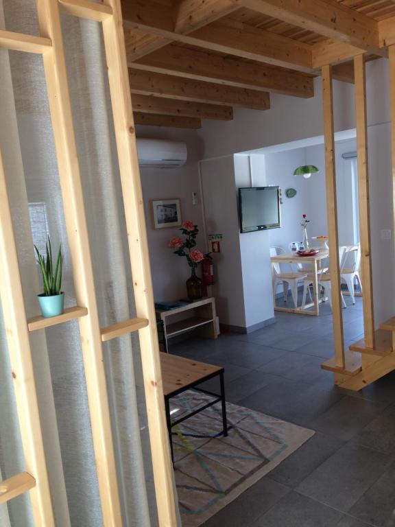 Kuchyň nebo kuchyňský kout v ubytování adubai Obidos