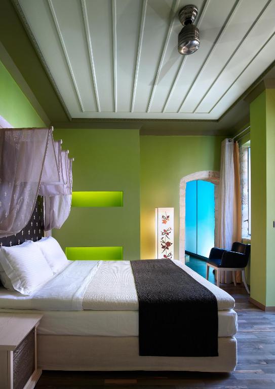 Postel nebo postele na pokoji v ubytování Elia Fatma Boutique Hotel