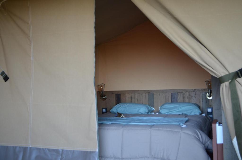 Postel nebo postele na pokoji v ubytování Borda Lodge
