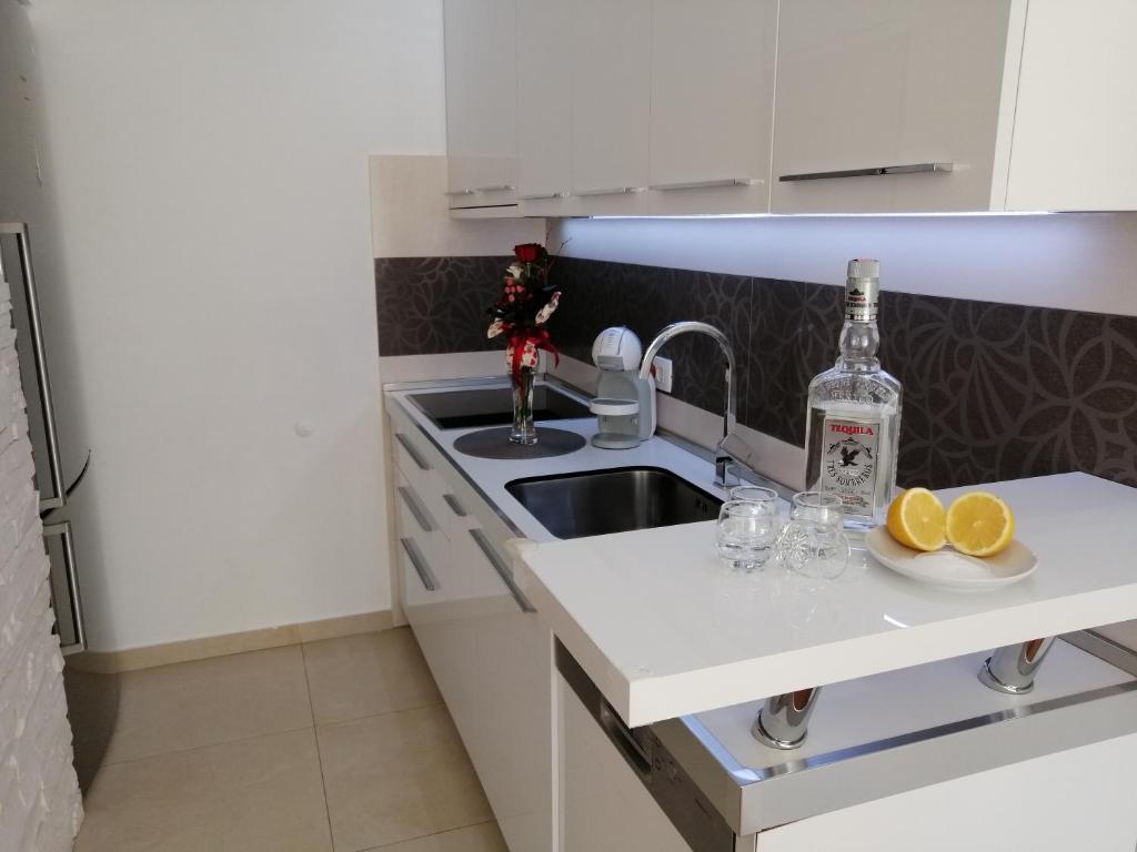 Kuchyňa alebo kuchynka v ubytovaní Apartment Petar