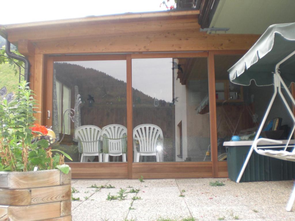 Patio nebo venkovní prostory v ubytování Haus STRIEDER - Obergail
