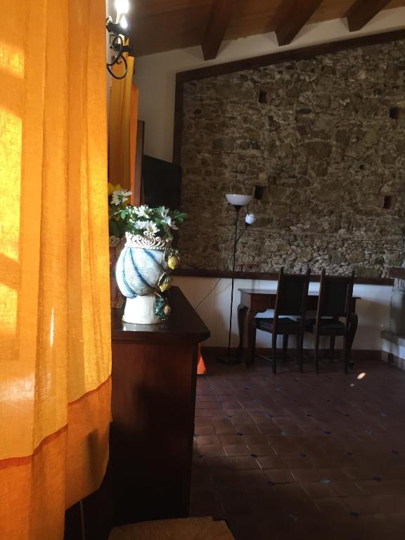Posezení v ubytování B&B Il Padrino