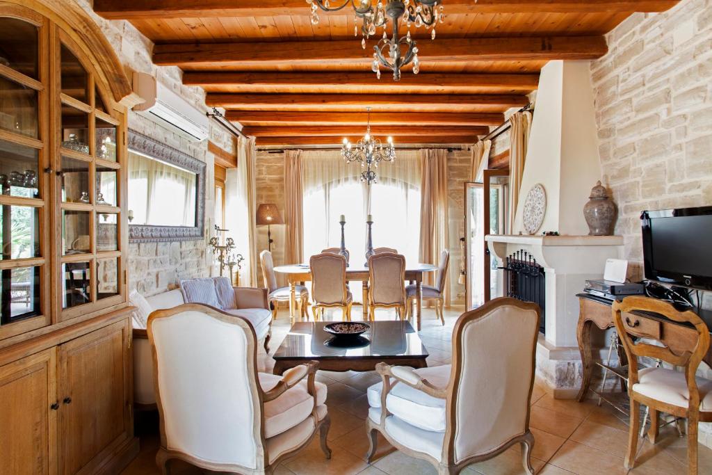 Posezení v ubytování Eleon Residence