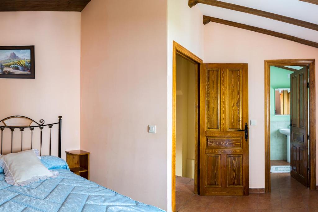 Cama o camas de una habitación en Las Calabazas