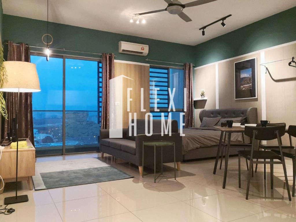 Colour-Theme Designed, Private Studio Home, Cybersquare 27B Cyberjaya, Flexihome-MY - 