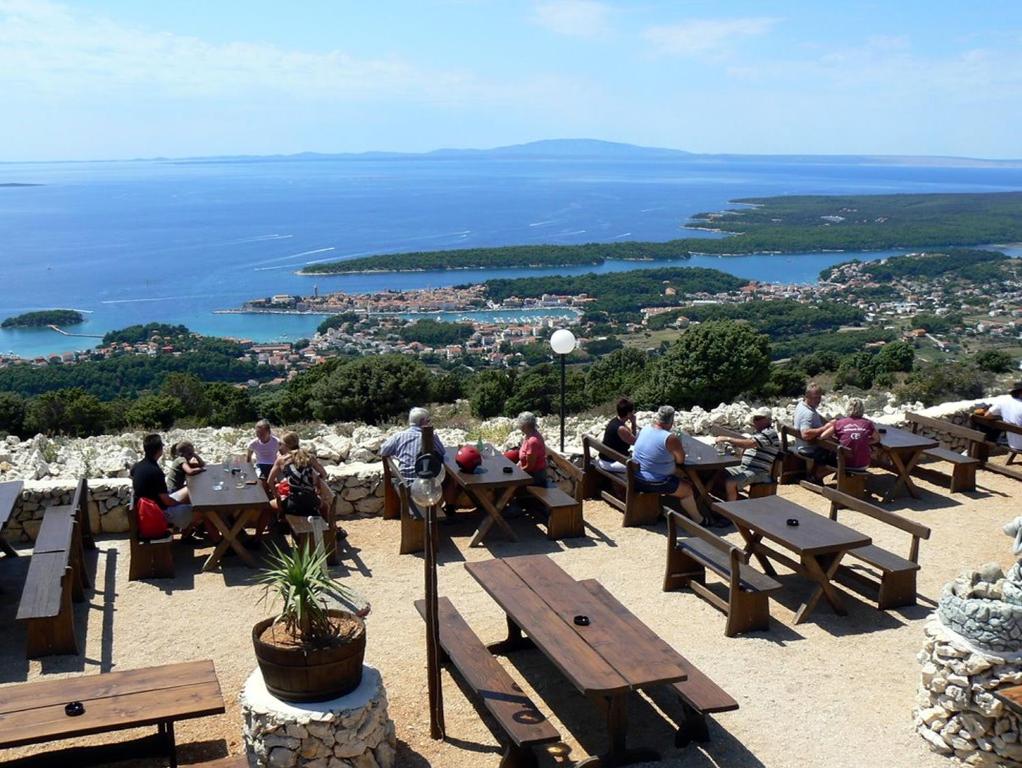 View From The Mountan Kamenjak Of The Island Rab To The Adriatic Sea 