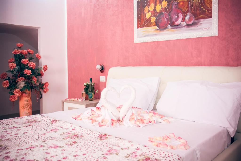 Postel nebo postele na pokoji v ubytování Il Sorriso B&B
