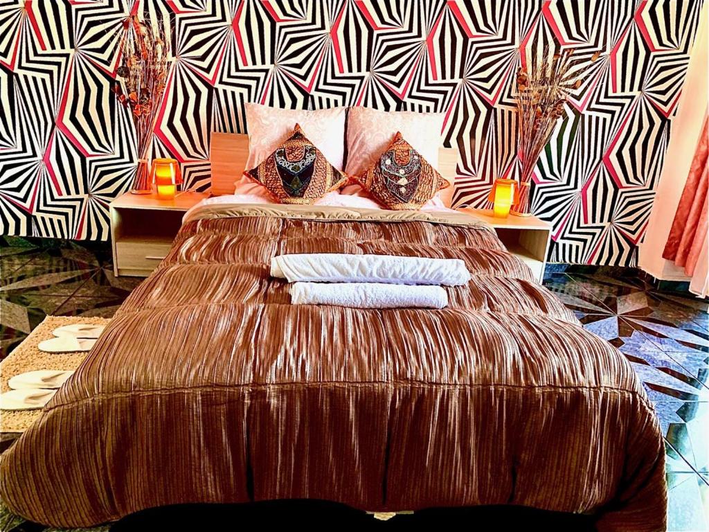 Postelja oz. postelje v sobi nastanitve Lucky Studio Mall Vitan