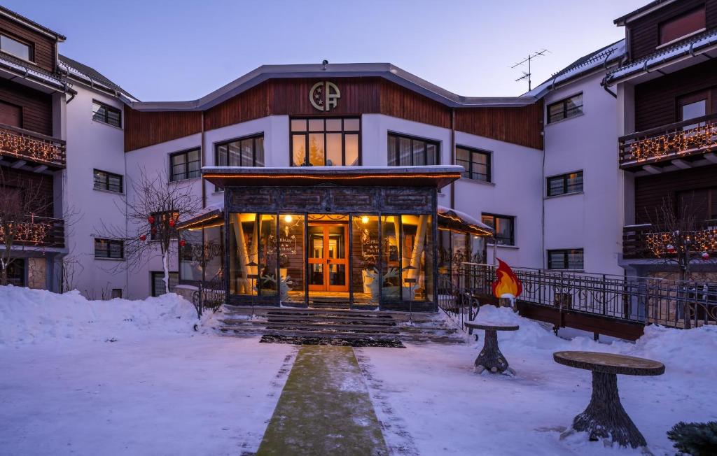 Budova, kde se hotel nachází