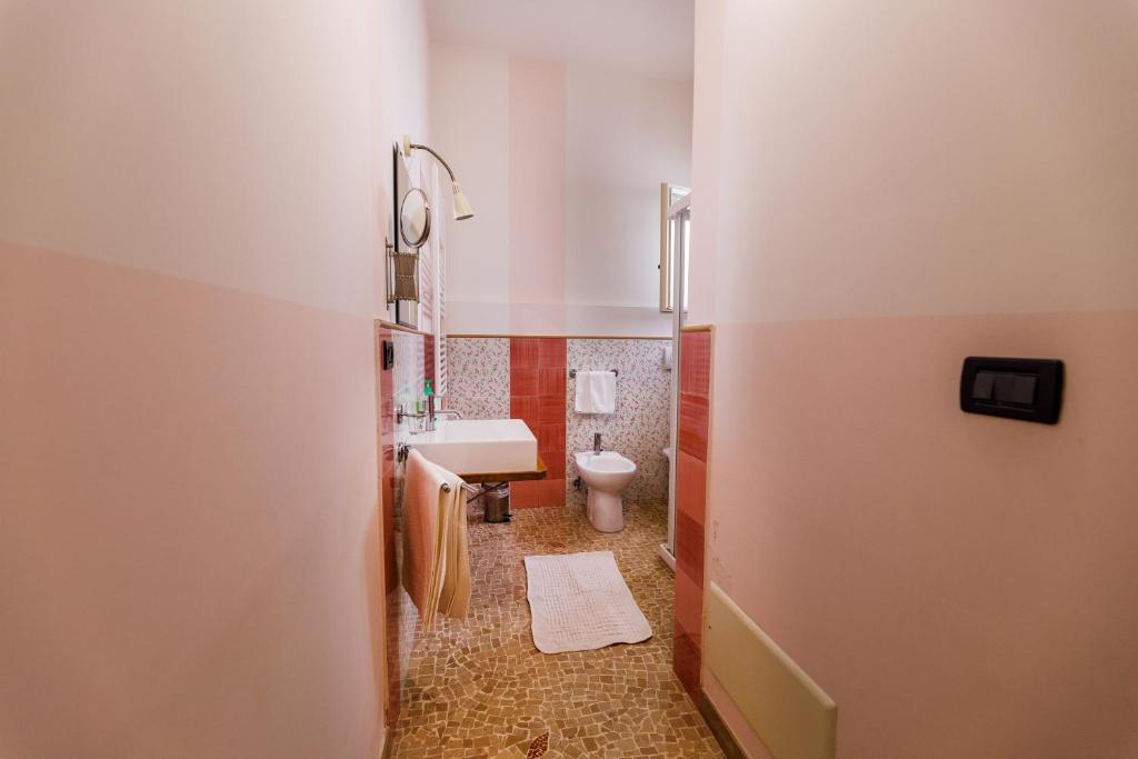 Een badkamer bij B&B Casa Probo
