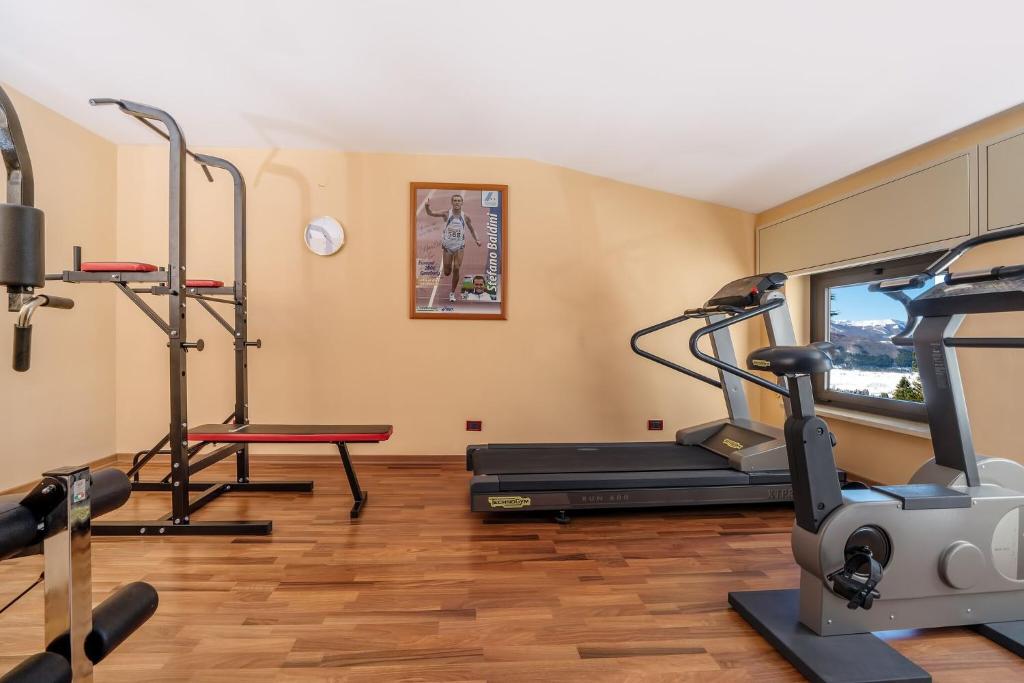 Fitness centrum a/nebo fitness zařízení v ubytování Cipriani Park Hotel