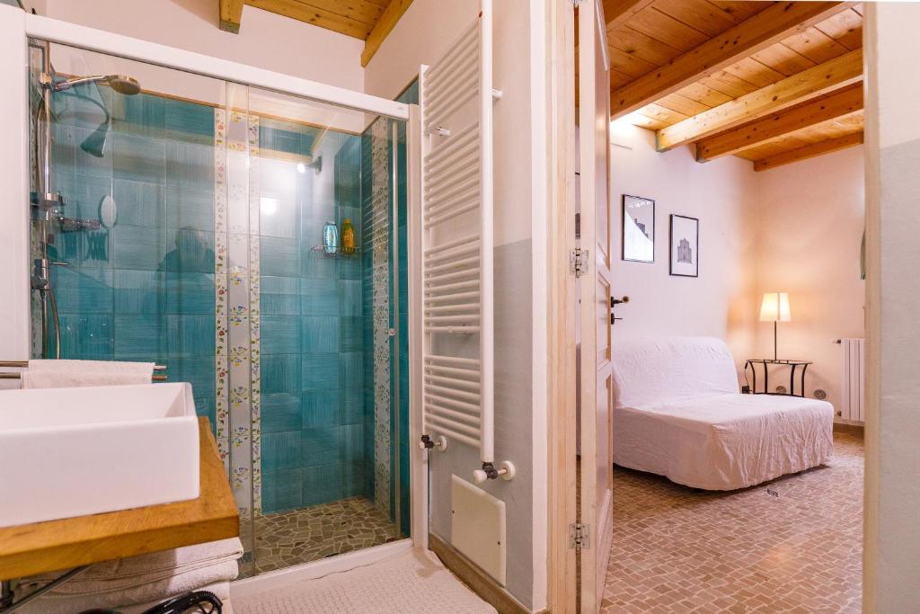 Een bed of bedden in een kamer bij B&B Casa Probo