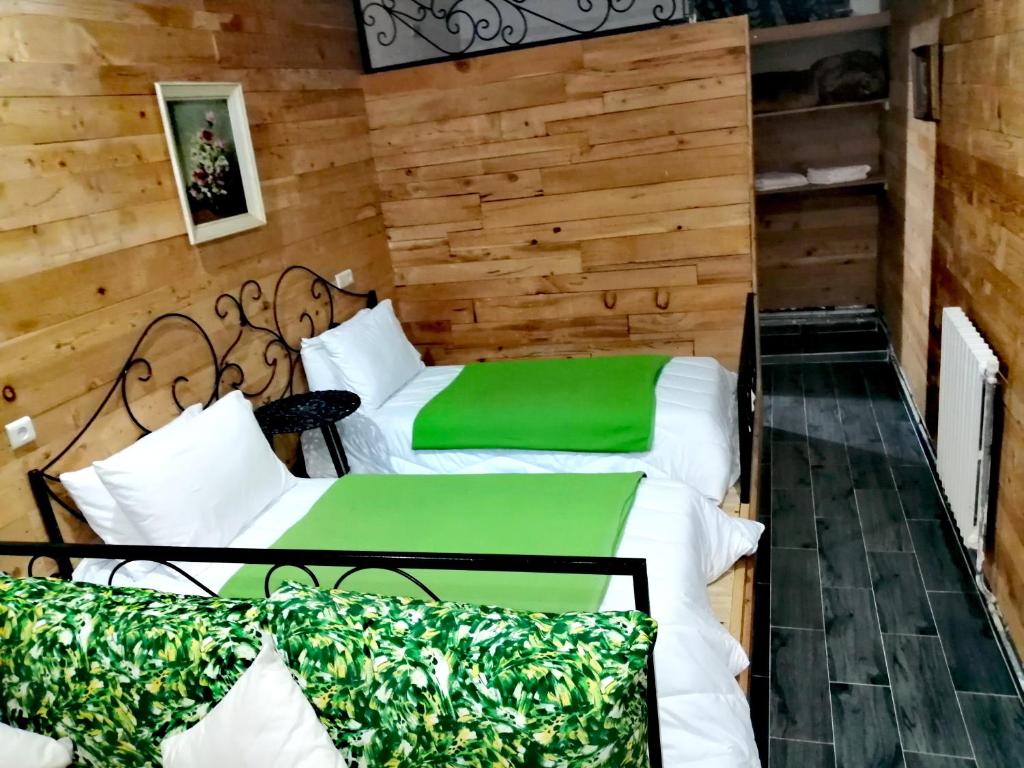 Postel nebo postele na pokoji v ubytování Tamanoucht