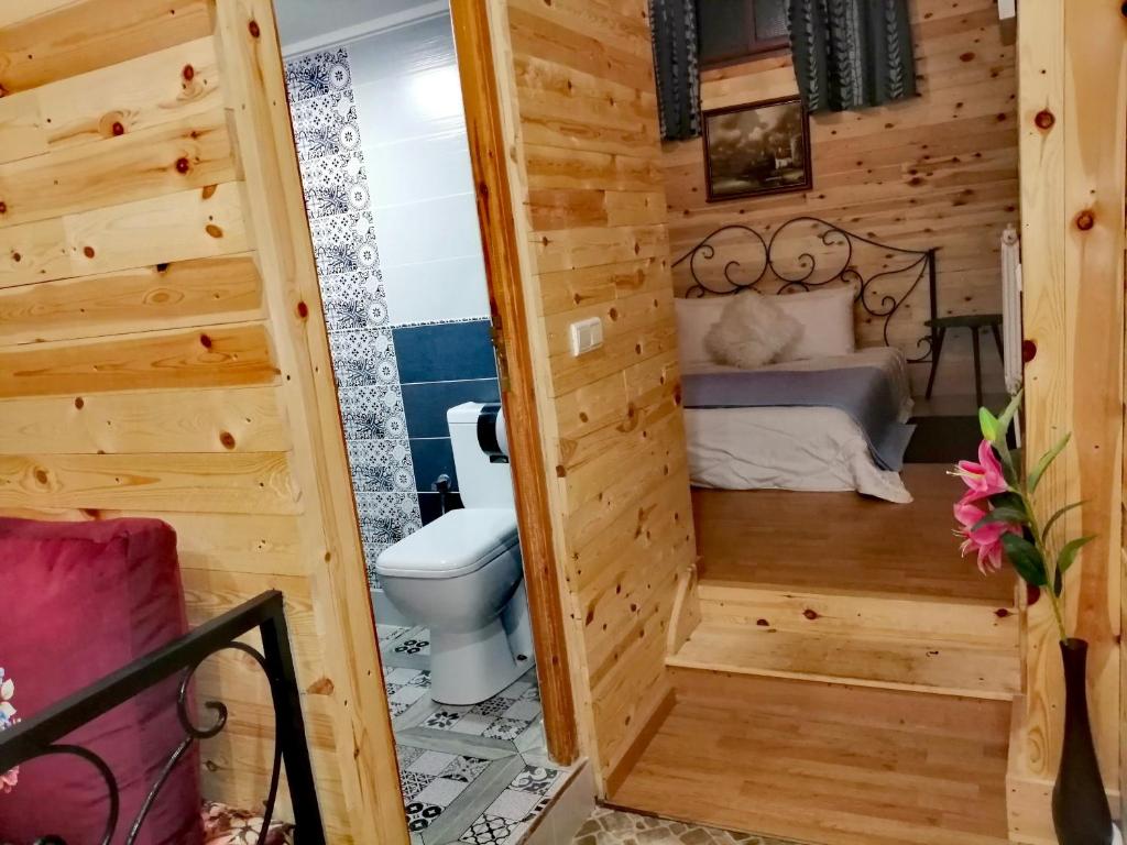 Koupelna v ubytování Tamanoucht