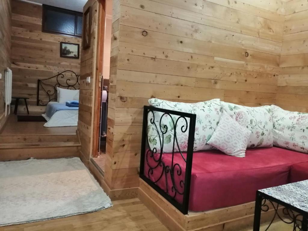 Postel nebo postele na pokoji v ubytování Tamanoucht