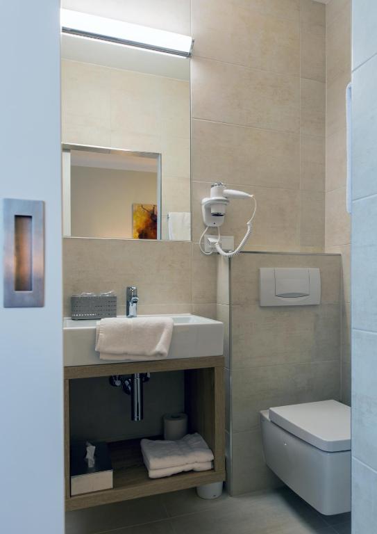 Koupelna v ubytování Hotel Guidassoni