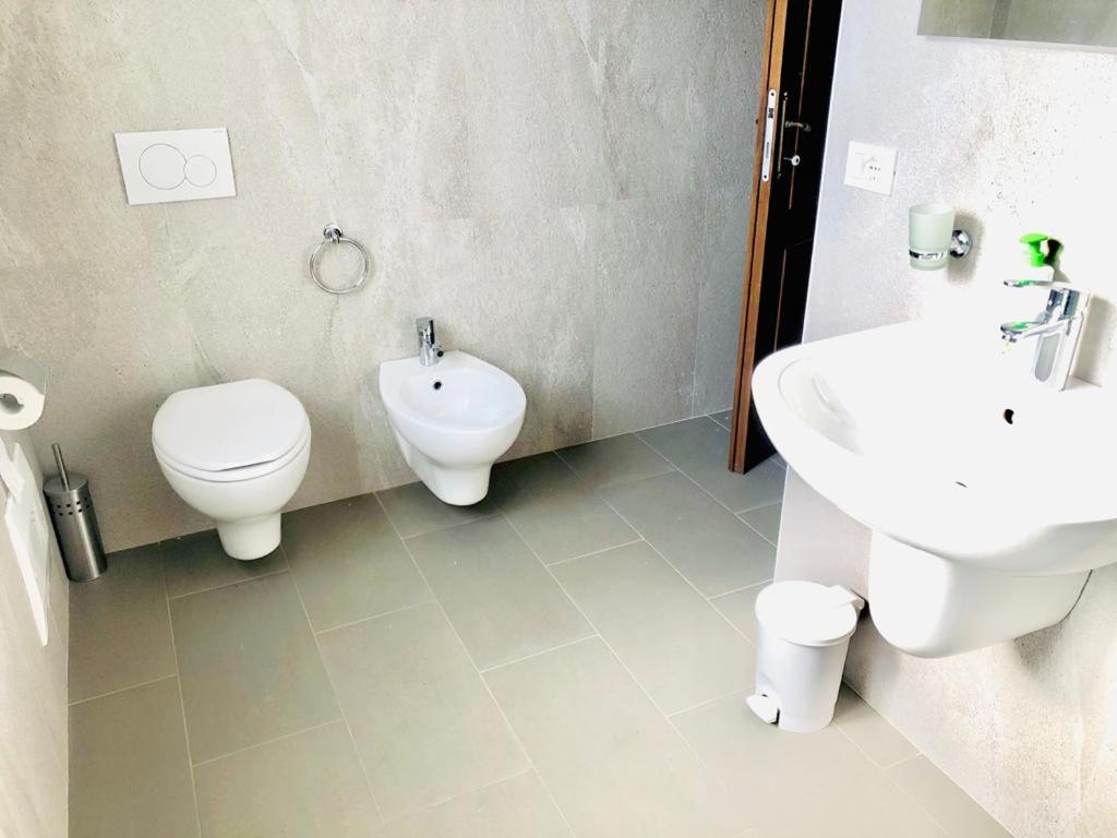 Koupelna v ubytování B&B Villa Ermanna
