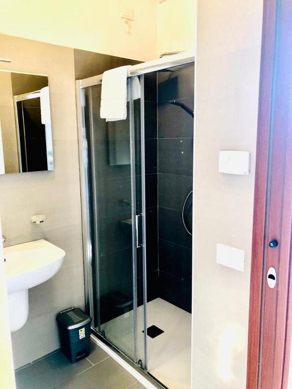Koupelna v ubytování B&B Villa Ermanna