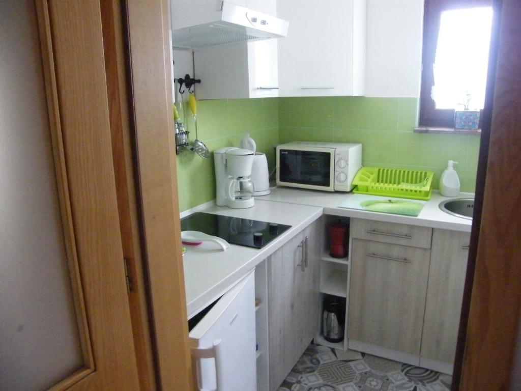 Kuchyňa alebo kuchynka v ubytovaní Apartment Mamut