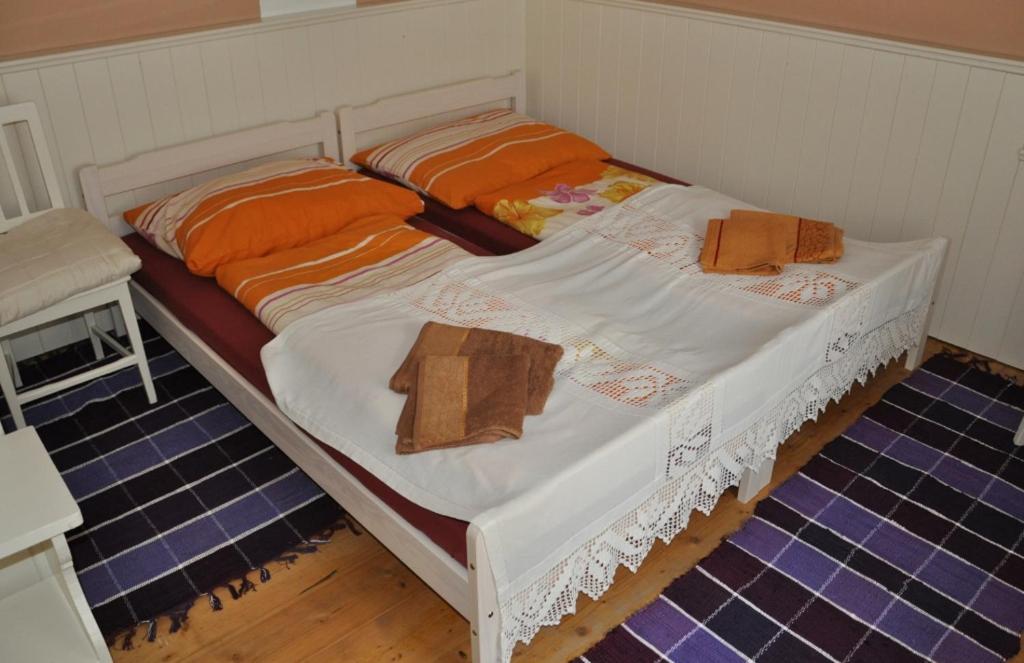 Postel nebo postele na pokoji v ubytování Das Pernerhaus