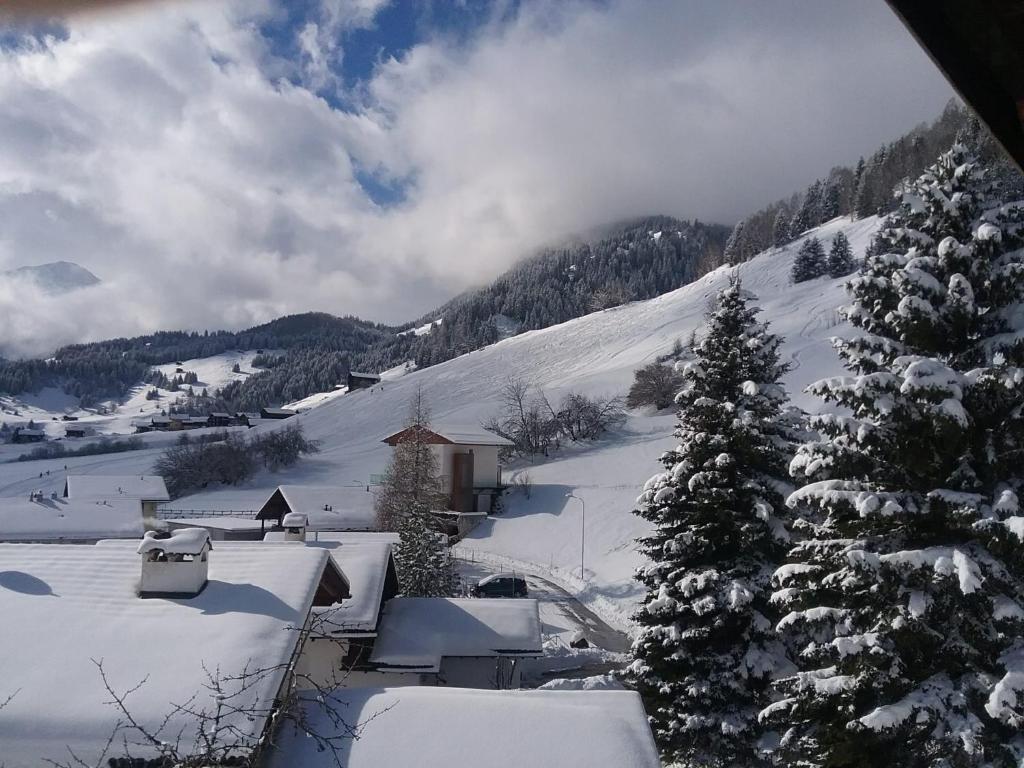 Walser Chalet Casa Paterna v zimě