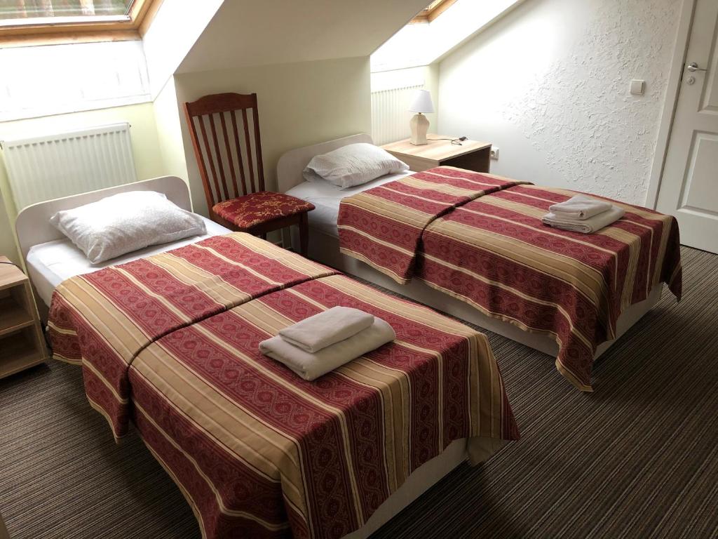 Postel nebo postele na pokoji v ubytování Idilė Bed & Breakfast - Visaginas