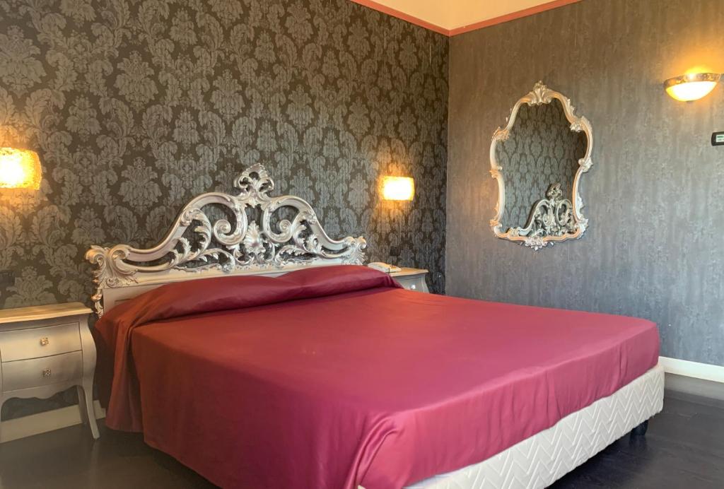 Postel nebo postele na pokoji v ubytování Hotel - Motel Flower