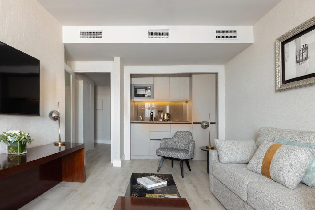 Posezení v ubytování Suites Center Barcelona