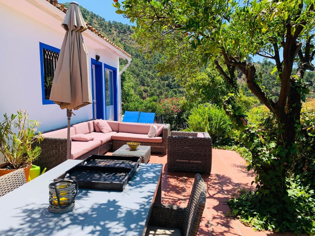 Vonkajšia záhrada v ubytovaní Finca Santa Ana