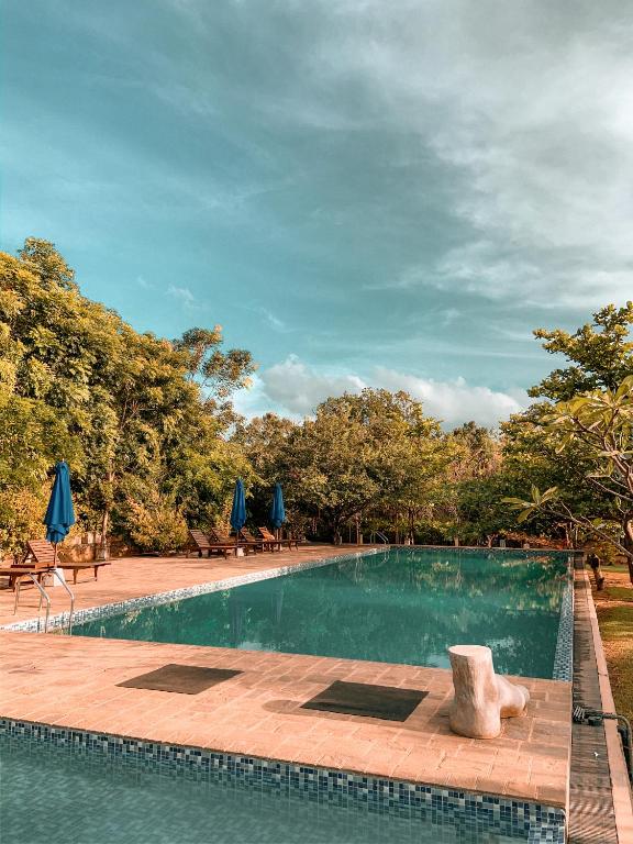 Bazén v ubytování Amaara Forest Hotel Sigiriya nebo v jeho okolí