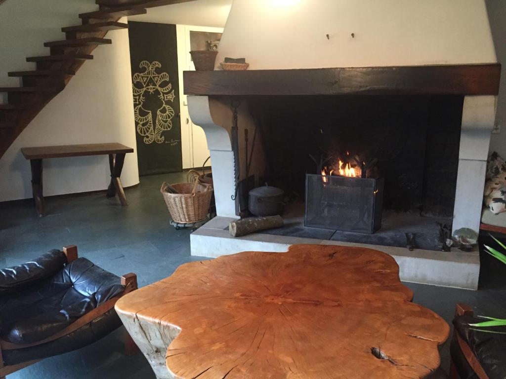 Posezení v ubytování Le gîte du Val
