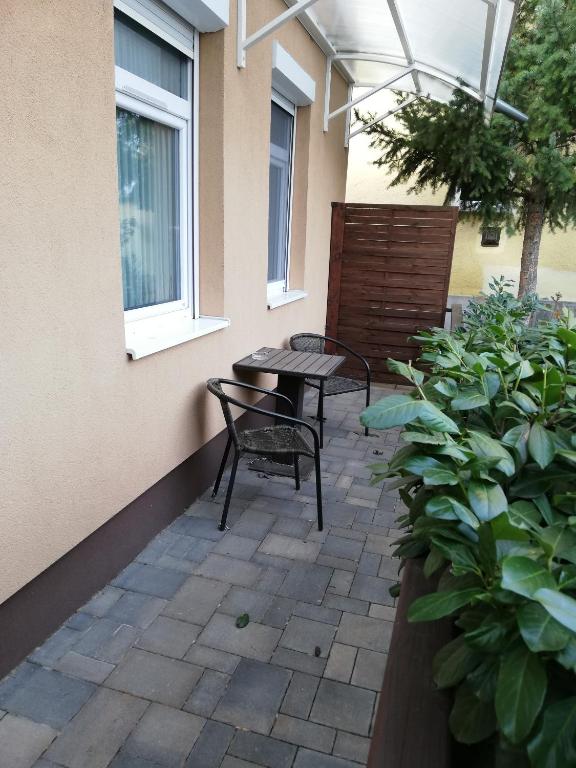 Balkón nebo terasa v ubytování Bodza Apartmanok