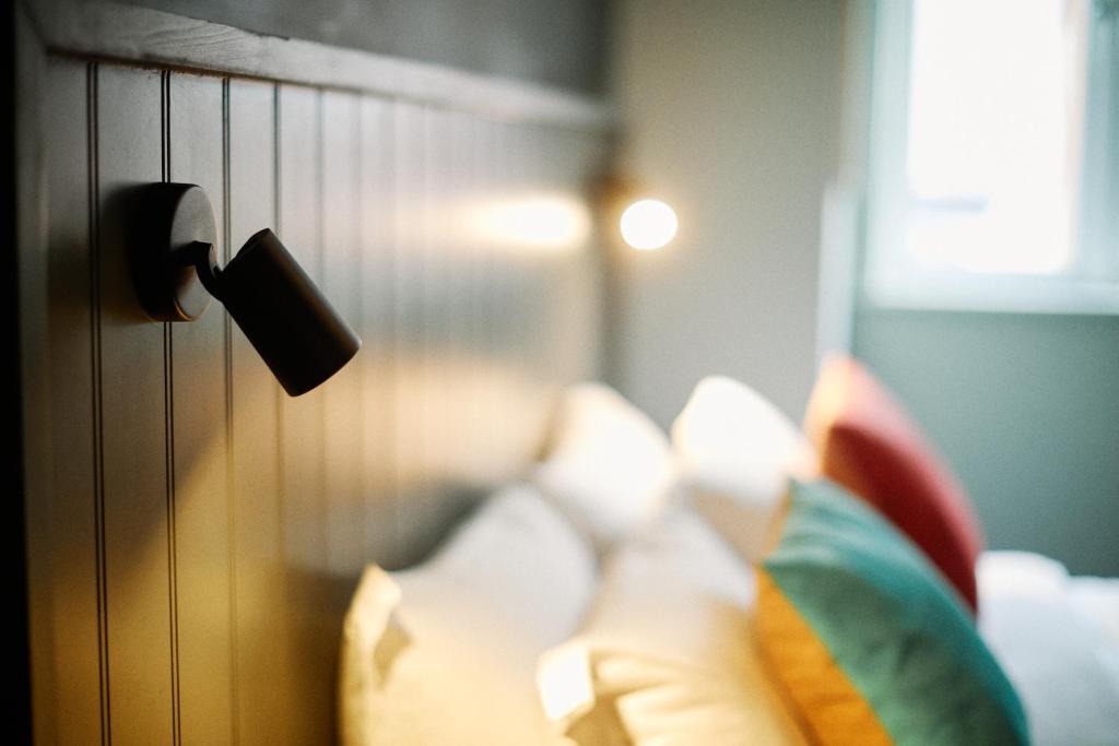 Postel nebo postele na pokoji v ubytování Firefly