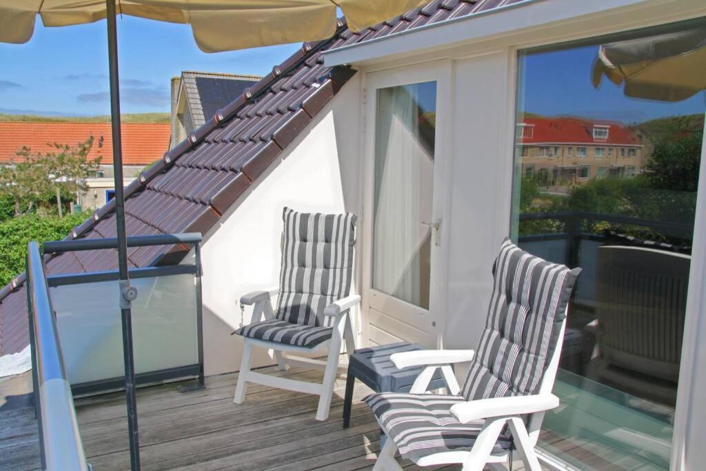Balkón nebo terasa v ubytování Appartement Abbestederweg Callantsoog