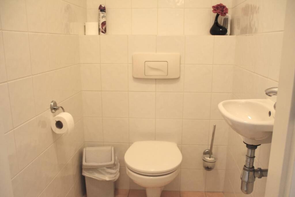 Koupelna v ubytování Appartement Abbestederweg Callantsoog