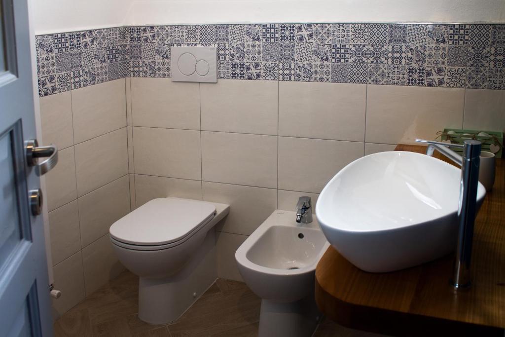 Kúpeľňa v ubytovaní Casa Tarò