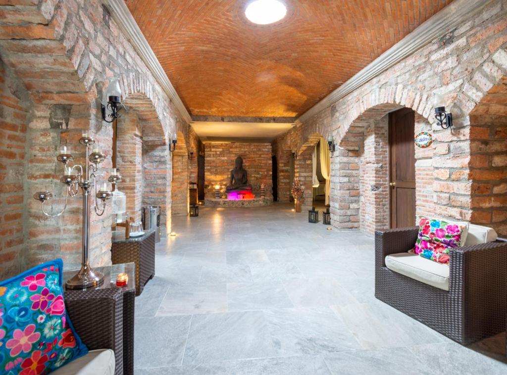 Posezení v ubytování Hotel Hacienda San Cristóbal