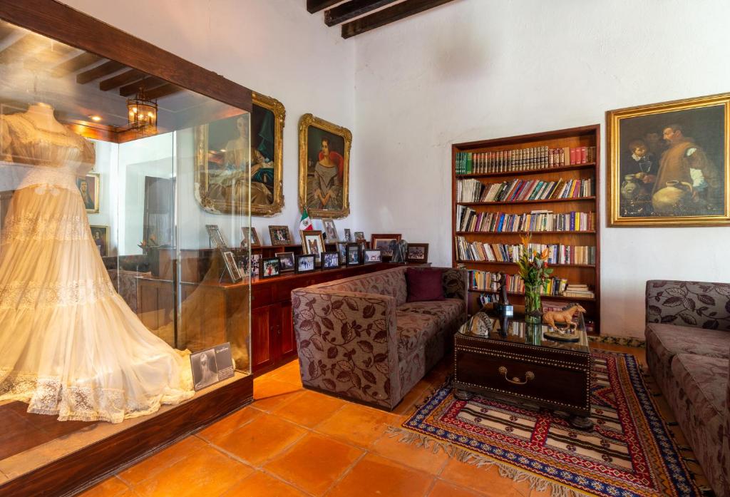 Posezení v ubytování Hotel Hacienda San Cristóbal