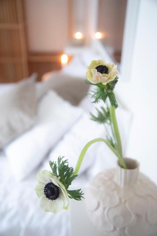Postel nebo postele na pokoji v ubytování Hotell Persnäs