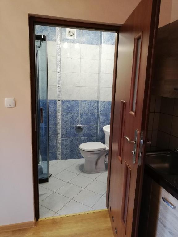 Kúpeľňa v ubytovaní Pokoje gościnne Alicja