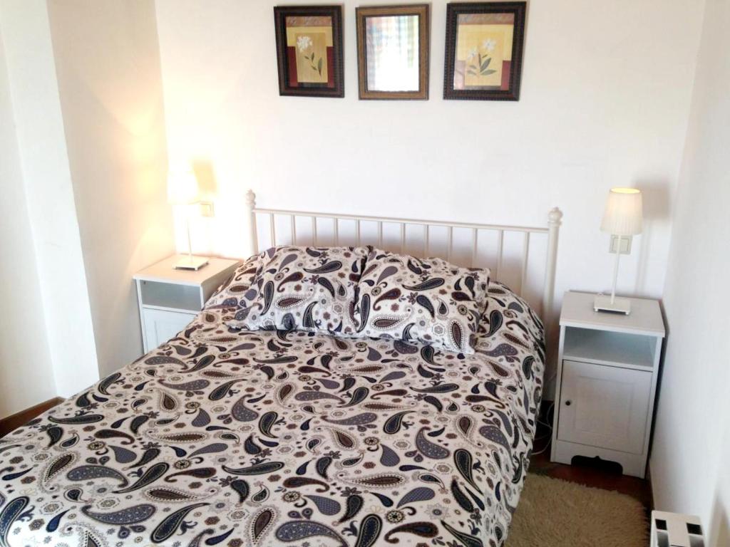 Кровать или кровати в номере 3 bedrooms apartement with furnished terrace and wifi at Tolva