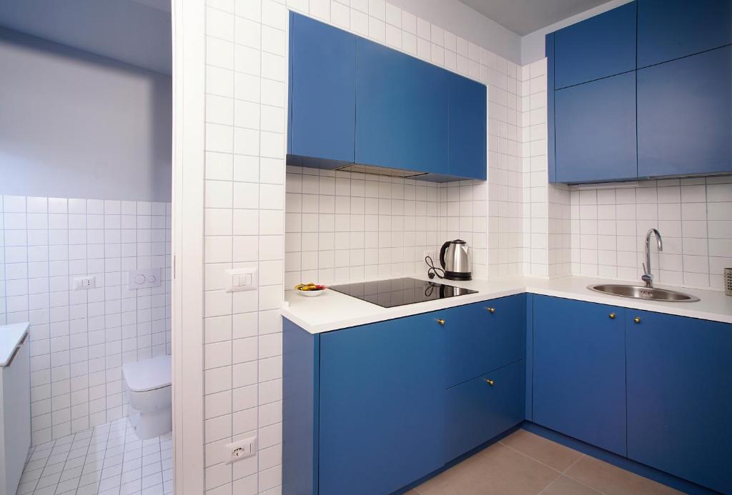 Koupelna v ubytování Casa Sironi