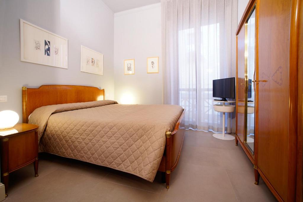 Postel nebo postele na pokoji v ubytování Casa Sironi