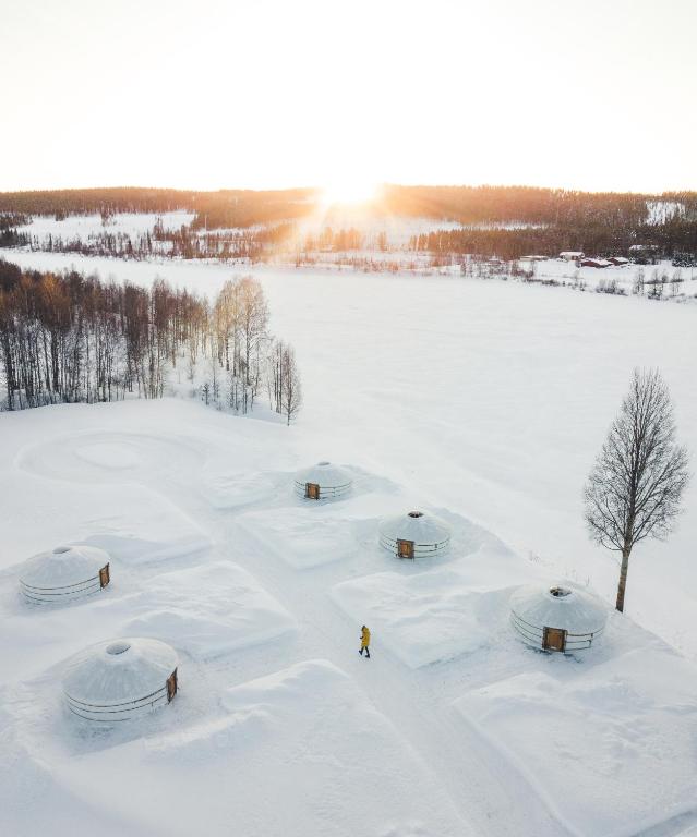 Yurt District v zimě
